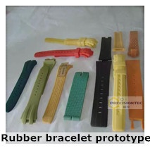 Rubber bracelet prototyping